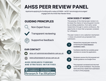 Guiding Principles of the AHSS Peer Review Panel